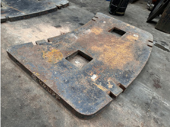 Counterweight for Mobile crane Krupp KMK 5160 counterweight 4,9 ton: picture 2 Counterweight for Mobile crane Krupp KMK 5160 counterweight 4,9 ton: picture 2