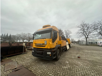Hook lift truck, Crane truck IVECO STRALIS 420 truck open box with TEREX loading crane 290.2E-A3: picture 3