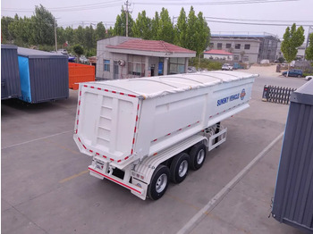 New Tipper semi-trailer for transportation of bulk materials SUNSKY 40cbm 3-axle tipper trailer: picture 3
