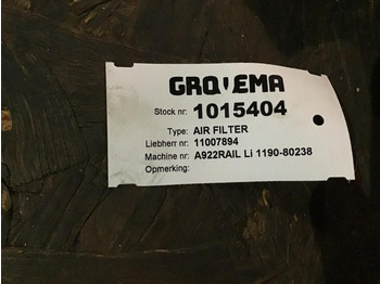 Air filter LIEBHERR