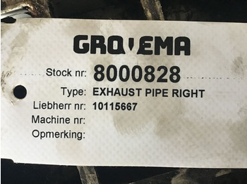 Exhaust pipe Liebherr Exhaust Pipe Right: picture 5