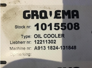 Oil cooler LIEBHERR
