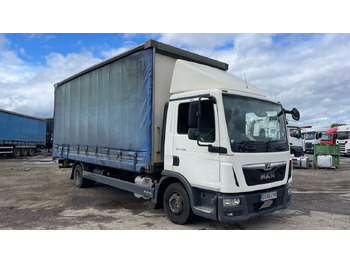 Curtain side truck MAN TGL 7.150