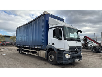 Curtain side truck MERCEDES-BENZ Antos 1824