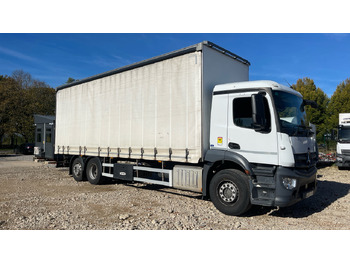 Curtain side truck MERCEDES-BENZ Antos