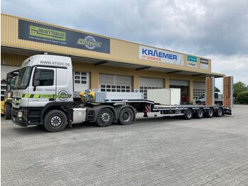 New Low loader semi-trailer Faymonville MAX Trailer 4-Achs-Tele-Semi mit hydr. Rampen: picture 2
