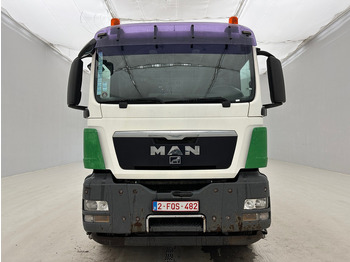 Dropside/ Flatbed truck, Crane truck MAN TGS 35.440 - 8x4: picture 2