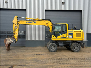 Wheel excavator KOMATSU PW180