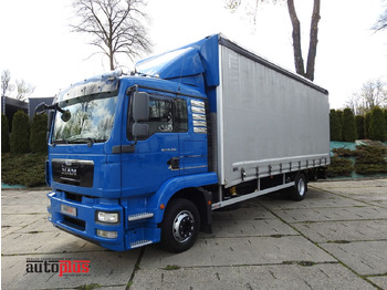 Curtain side truck MAN TGM 15.290