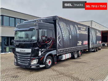 Curtain side truck DAF XF 460