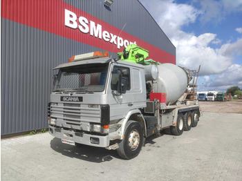 Concrete mixer truck SCANIA 113