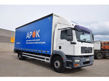Curtain side truck MAN TGM 18.280