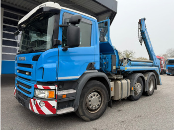 Skip loader truck SCANIA P 450