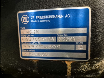 New Gearbox for Construction machinery ZF Industrial JCB 4WG210 333/S4809 Gearbox New (Plant): picture 2 New Gearbox for Construction machinery ZF Industrial JCB 4WG210 333/S4809 Gearbox New (Plant): picture 2