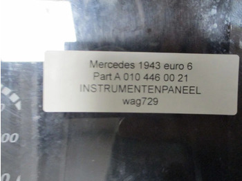 Dashboard for Truck Mercedes-Benz A 010 446 00 21 INSTRUMENTENPANEEL MERCEDES ACTROS EURO 6: picture 4