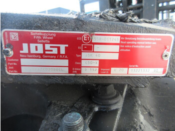 Fifth wheel coupling for Truck jost JSK 40 //G50-X D 152 SCHOTEL EX MAN 18.460 MODEL 2018: picture 5 Fifth wheel coupling for Truck jost JSK 40 //G50-X D 152 SCHOTEL EX MAN 18.460 MODEL 2018: picture 5