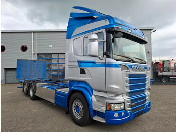 Cab chassis truck Scania R580 V8 / RETARDER / LIFT+LENKACHSE / FULL-AIR / PLATFORM 2000 KG / LEATHER / AIRCO / AUTOMATIC / EURO-6 / 2014: picture 2