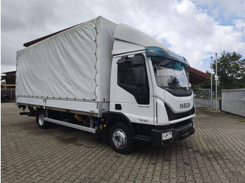 Curtain side truck Iveco Eurocargo 75-210 4x2 Euro 6 LBW: picture 2
