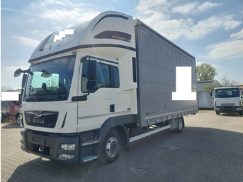 Curtain side truck MAN TGL 8.220
