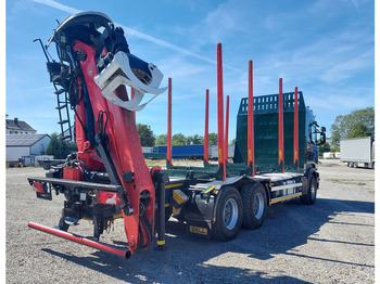 Timber truck, Crane truck Scania R490 6x4 Euro 6 Kurzholz Palfinger AHK (2): picture 2