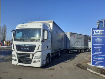 Curtain side truck MAN TGX