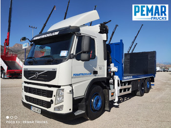 Car transporter truck, Crane truck VOLVO FM 410 6X2 GRUA PORTAMAQUINARIA: picture 2