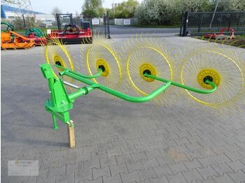 New Tedder/ Rake Vemac Sternradwender Sternradschwader Sternwender Sternschwader Schwader Heuwender Wender Heu NEU: picture 2