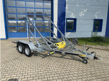 Cable drum trailer Vermietung / Kabelanhänger 2700KG / Nutzlast 2094KG / Kabeltrommel-Anhänger / Glasfaser/ 1 Woche: picture 3