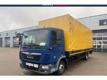 Curtain side truck MAN TGL 12.220