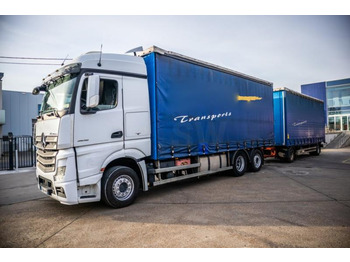 Curtain side truck MERCEDES-BENZ Actros 2548