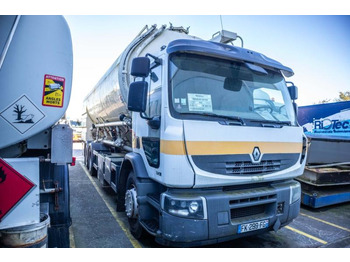 Interior photo 1: Tanker truck for transportation of food Renault PREMIUM 320 DXI+CITERNE ALIMENTAIRE ( engine problem)