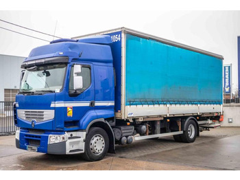 Curtain side truck RENAULT Premium 380