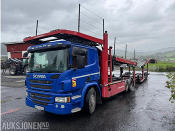 Car transporter truck SCANIA P 450
