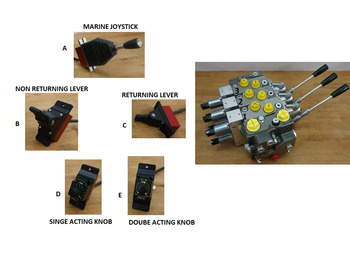 Front loader for tractor for Truck Full proportional valve 3 sections SPV 20-120 l/min 12 or 24 V plug and play det also available with Walvoil DPX100: picture 3