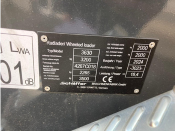 Wheel loader Schäffer 3630 EURO-AUFNAHME 20KM/H: picture 5
