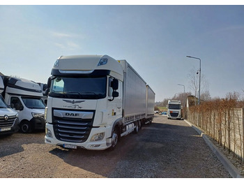 Curtain side truck DAF XF 480