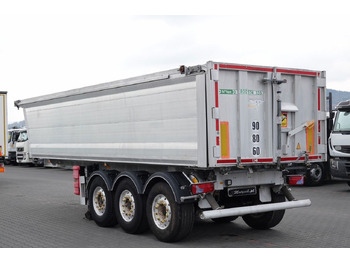 Tipper semi-trailer Benalu WYWROTKA / 25 m3 / ALUMINIOWA / OŚ PODNOSZONA /: picture 2