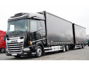 Curtain side truck DAF XG 480