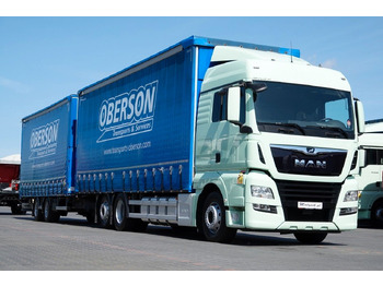 Curtain side truck MAN TGX 26.460