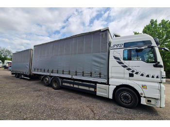 Curtain side truck MAN TGX