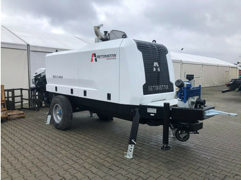 Stationary concrete pump