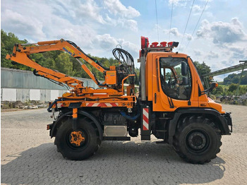 Snow removal vehicle Unimog U400 6-Zylinder 2010 405/10 405/12 NKS-Z-UGN-43K Bluetec 5 Mercedes-Benz  UGE UGN Mulag MHU 800  Mähausleger Böschungsmäher Böschungsmulcher Küpper-Weisser IMS Salzstreuer: picture 3