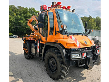 Snow removal vehicle Unimog U400 6-Zylinder 2010 405/10 405/12 NKS-Z-UGN-43K Bluetec 5 Mercedes-Benz  UGE UGN Mulag MHU 800  Mähausleger Böschungsmäher Böschungsmulcher Küpper-Weisser IMS Salzstreuer: picture 2