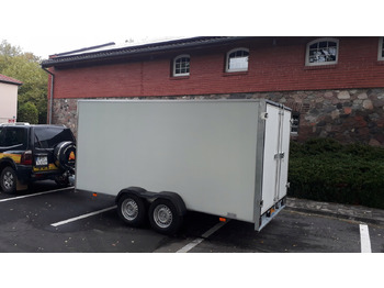New Closed box trailer PRZYCZEPA KONTENER CARGO PAKA FURGON BOX 400 x 200 / CARGO CONTAINER TRAILER VAN BOX 400 x 200: picture 2