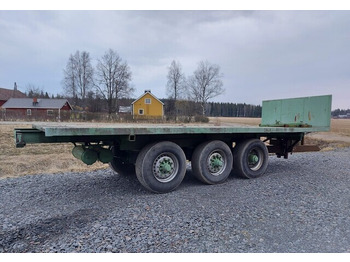 Dropside/ Flatbed trailer Jalkalavakärry 3-akselinen ilma-alustainen.: picture 2 Dropside/ Flatbed trailer Jalkalavakärry 3-akselinen ilma-alustainen.: picture 2
