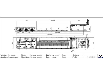 New Low loader semi-trailer YALCIN EXTRA SURBAISSEE 3 ESSIEUX: picture 4