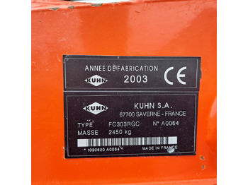 Mower KUHN FC 303 RGC: picture 2 Mower KUHN FC 303 RGC: picture 2