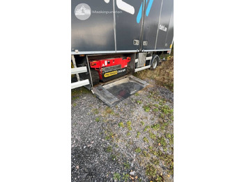 Closed box semi-trailer HFR 1 axlad semitrailer med truck!: picture 3