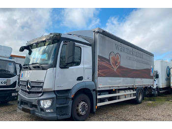 Curtain side truck MERCEDES-BENZ Antos