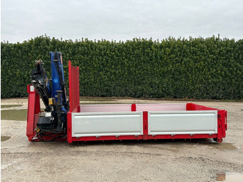 New Roll-off container CONTAINER SCARRABILE NUOVO A PIANALE CON GRU: picture 3